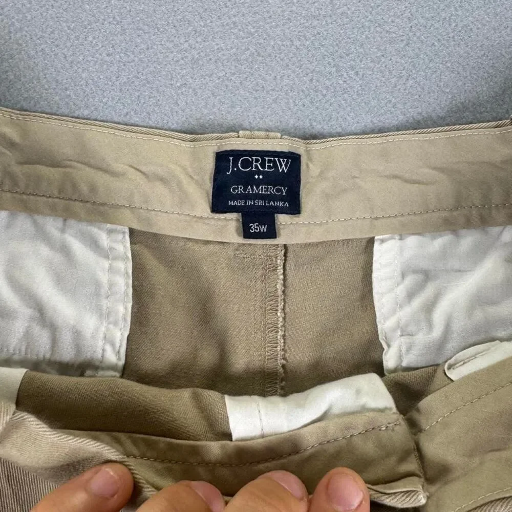 Jcrew Men's Tan and Cream Shorts